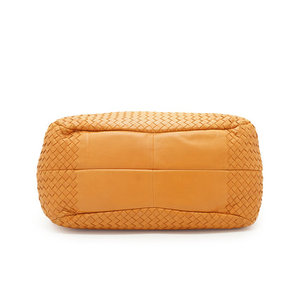 Intrecciato Woven Nappa Campana Hobo Large