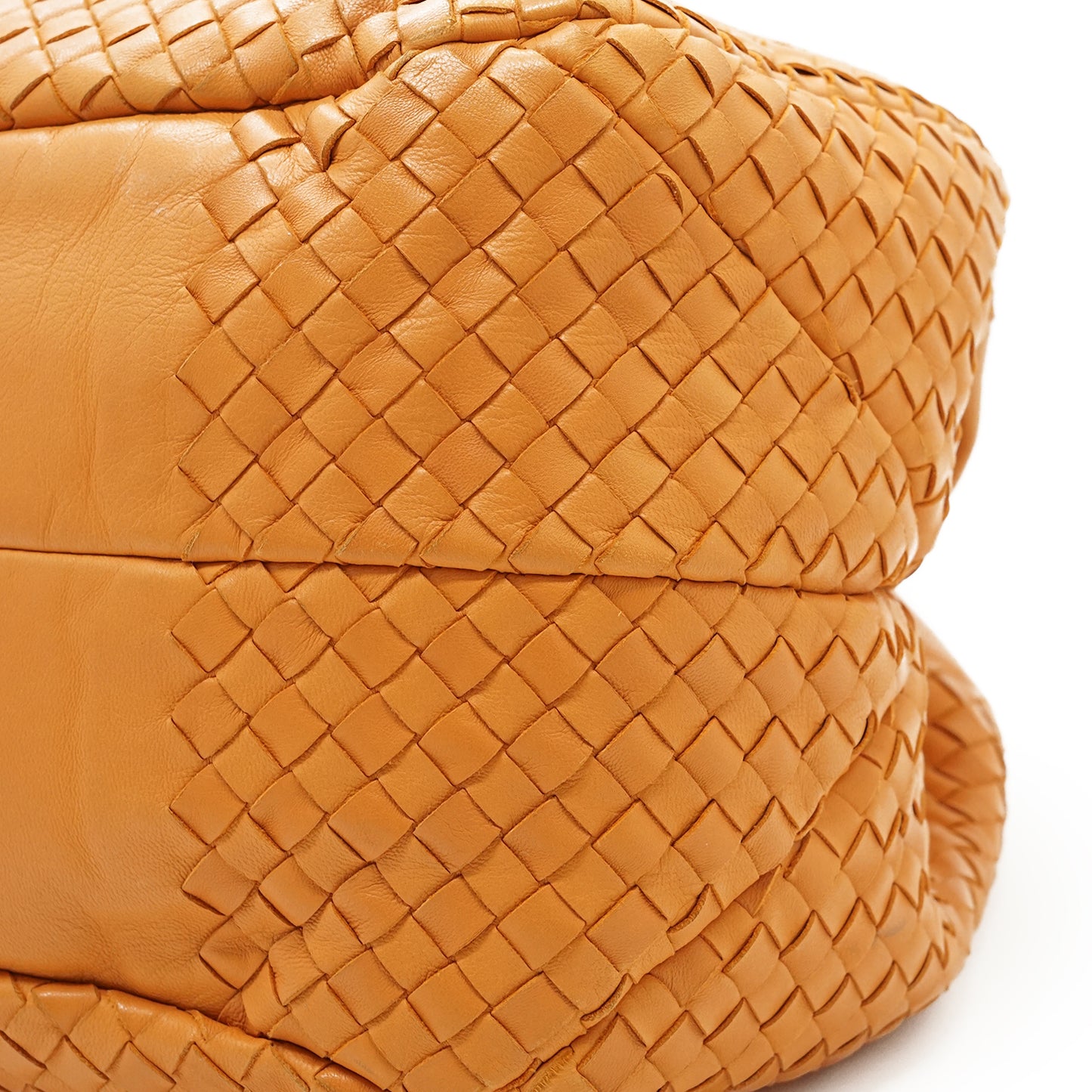 Intrecciato Woven Nappa Campana Hobo Large