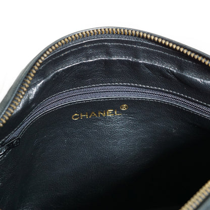 Vintage CC Lambskin Fringe Chain Shoulder Camera Bag