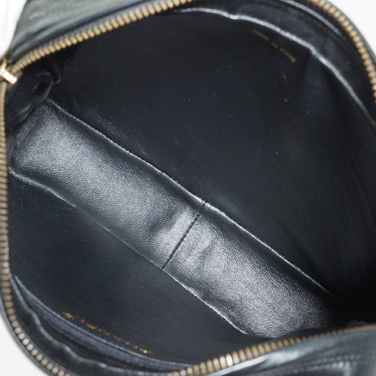 Vintage CC Lambskin Fringe Chain Shoulder Camera Bag