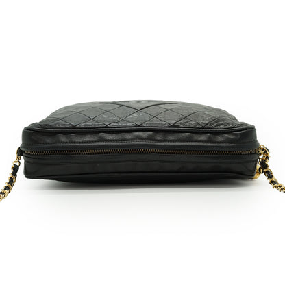 CC Lambskin Matelasse Fringe Chain Shoulder Camera Bag