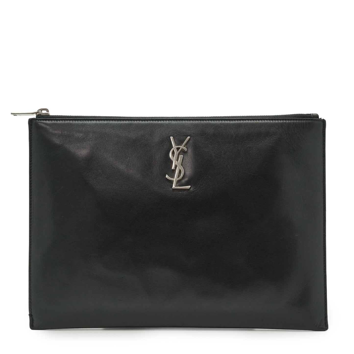 YSL Zip Clutch