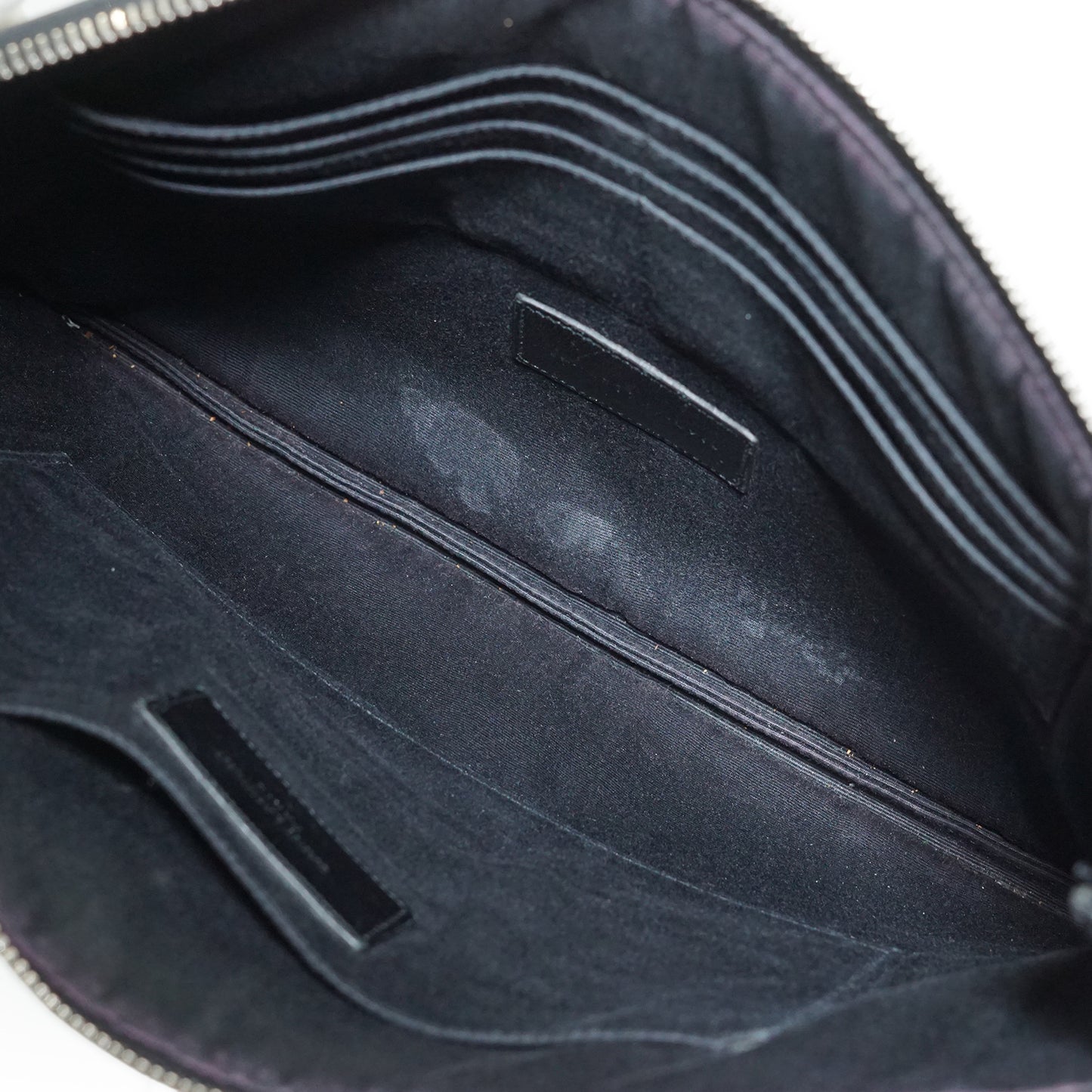 YSL Zip Clutch
