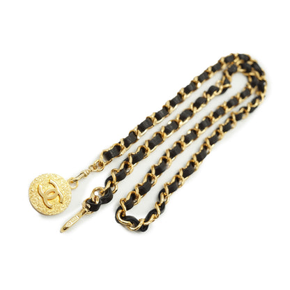 Vintage CC Medallion Chain Belt