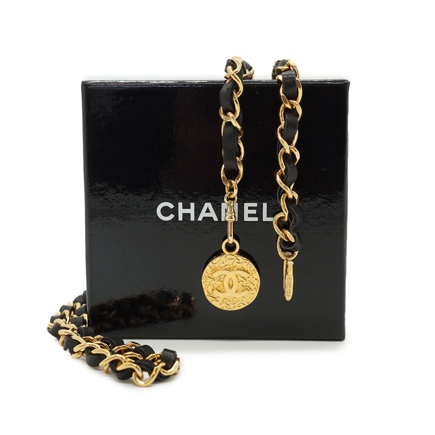 Vintage CC Medallion Chain Belt