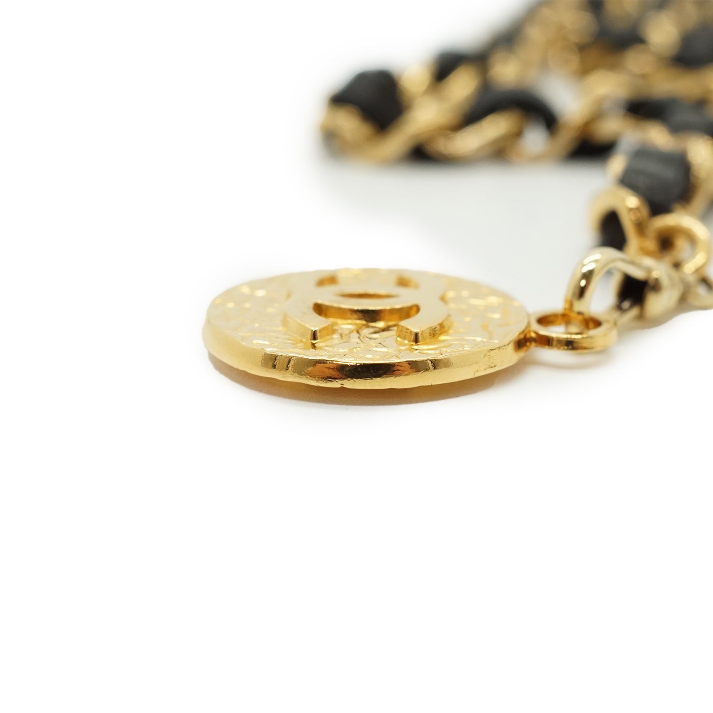 Vintage CC Medallion Chain Belt