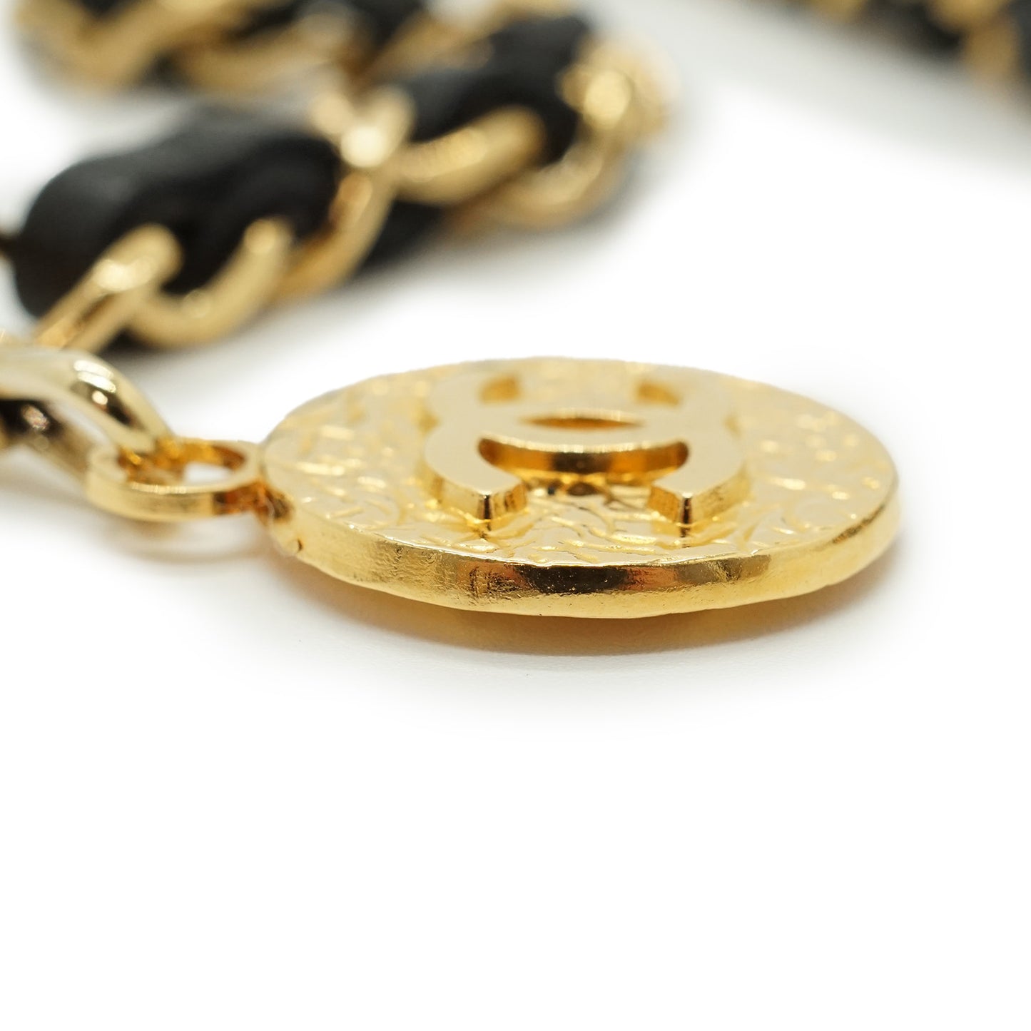Vintage CC Medallion Chain Belt