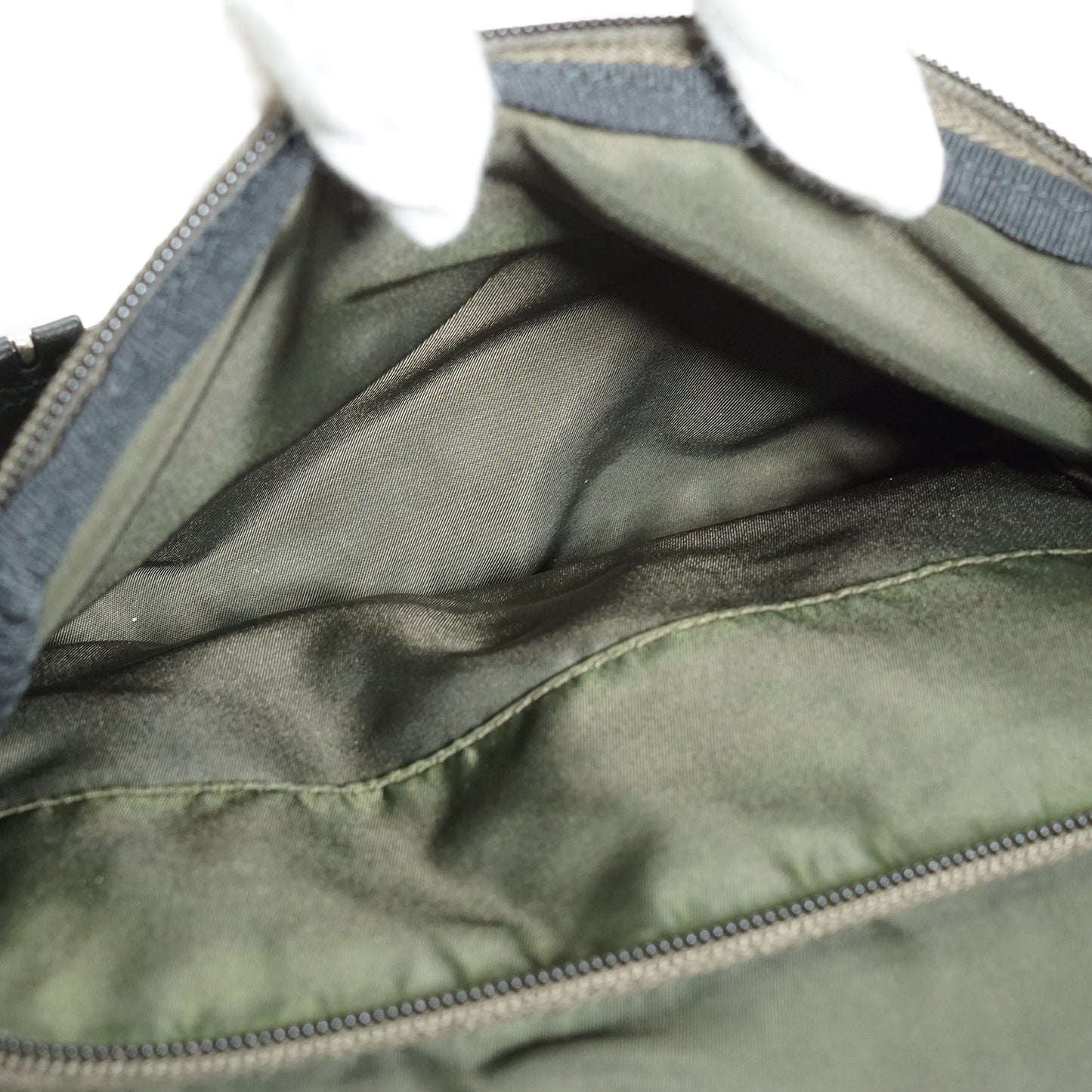 Nylon Leather Messenger Bag