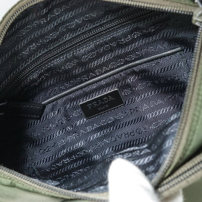 Nylon Leather Messenger Bag