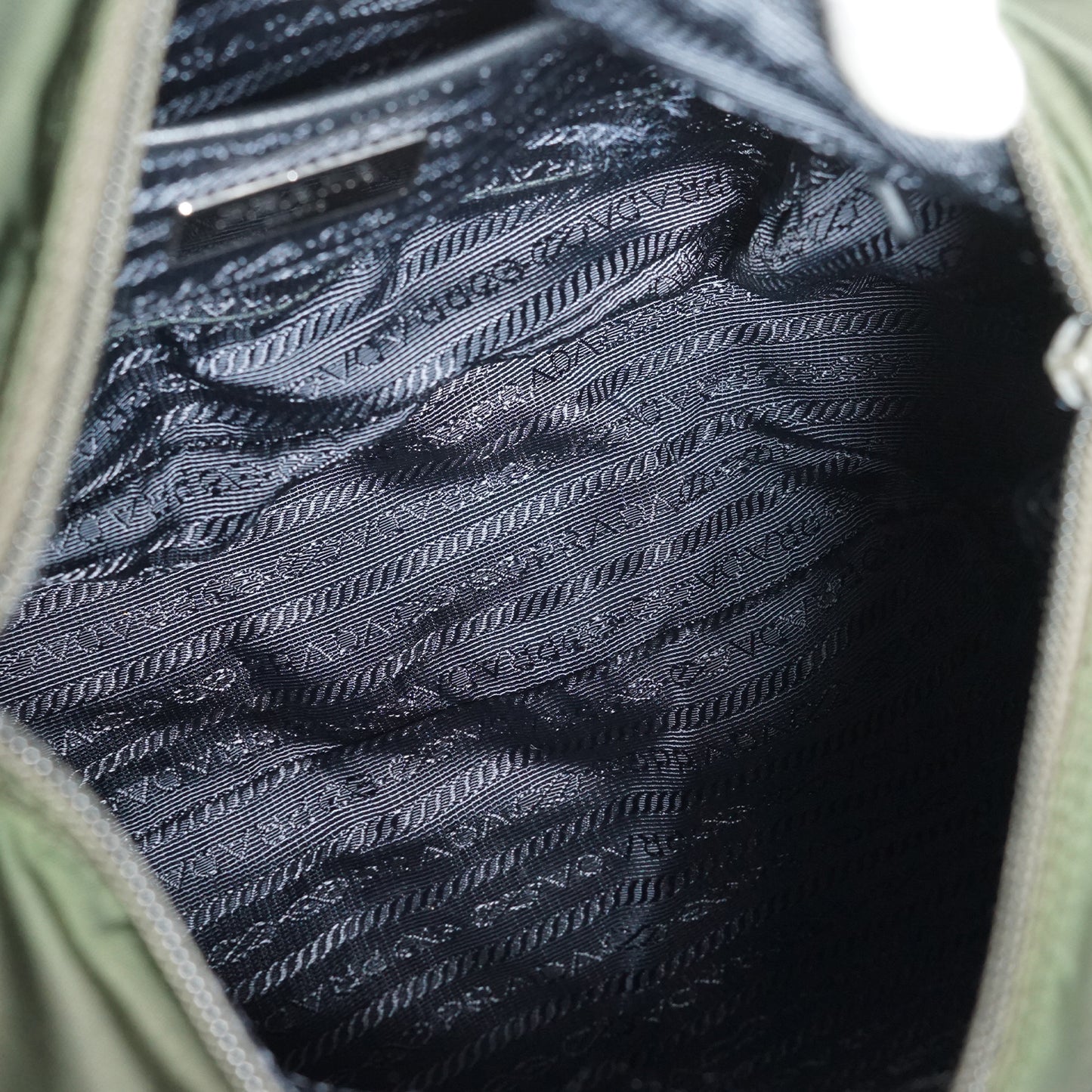 Nylon Leather Messenger Bag