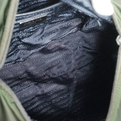 Nylon Leather Messenger Bag
