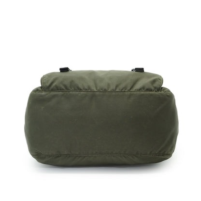 Nylon Leather Messenger Bag