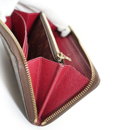 Monogram Portefeuille Clemence Fuchsia Long Wallet