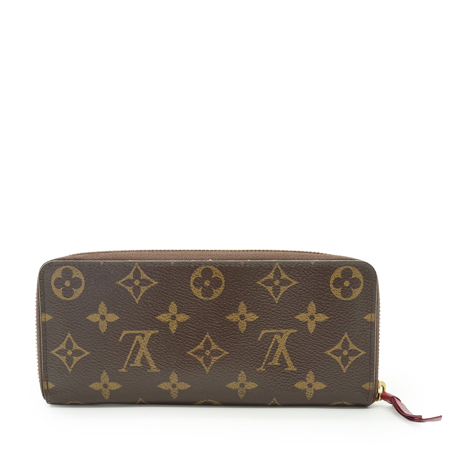 Monogram Portefeuille Clemence Fuchsia Long Wallet