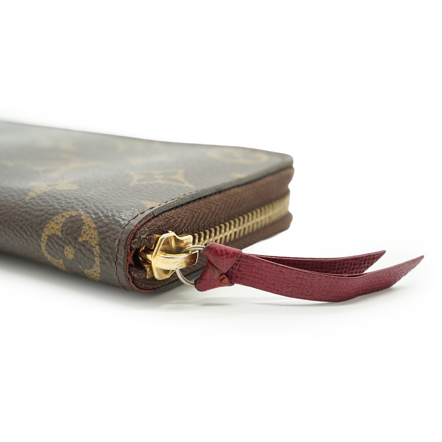 Monogram Portefeuille Clemence Fuchsia Long Wallet