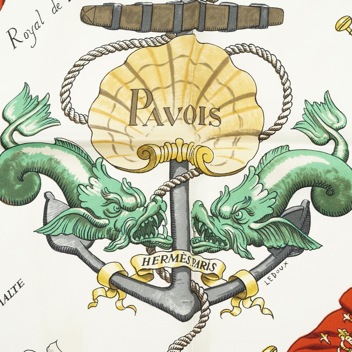 Pavois by Ledoux Silk Carre 90