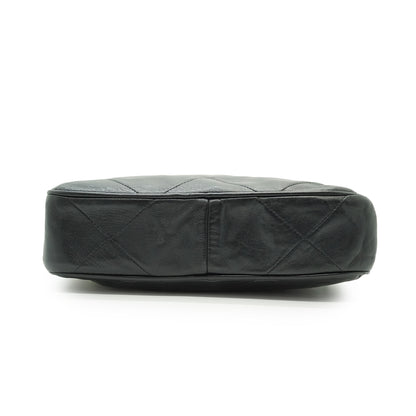 CC Lambskin Fringe Diamond-Quilted Chain Shoulder Camera Bag