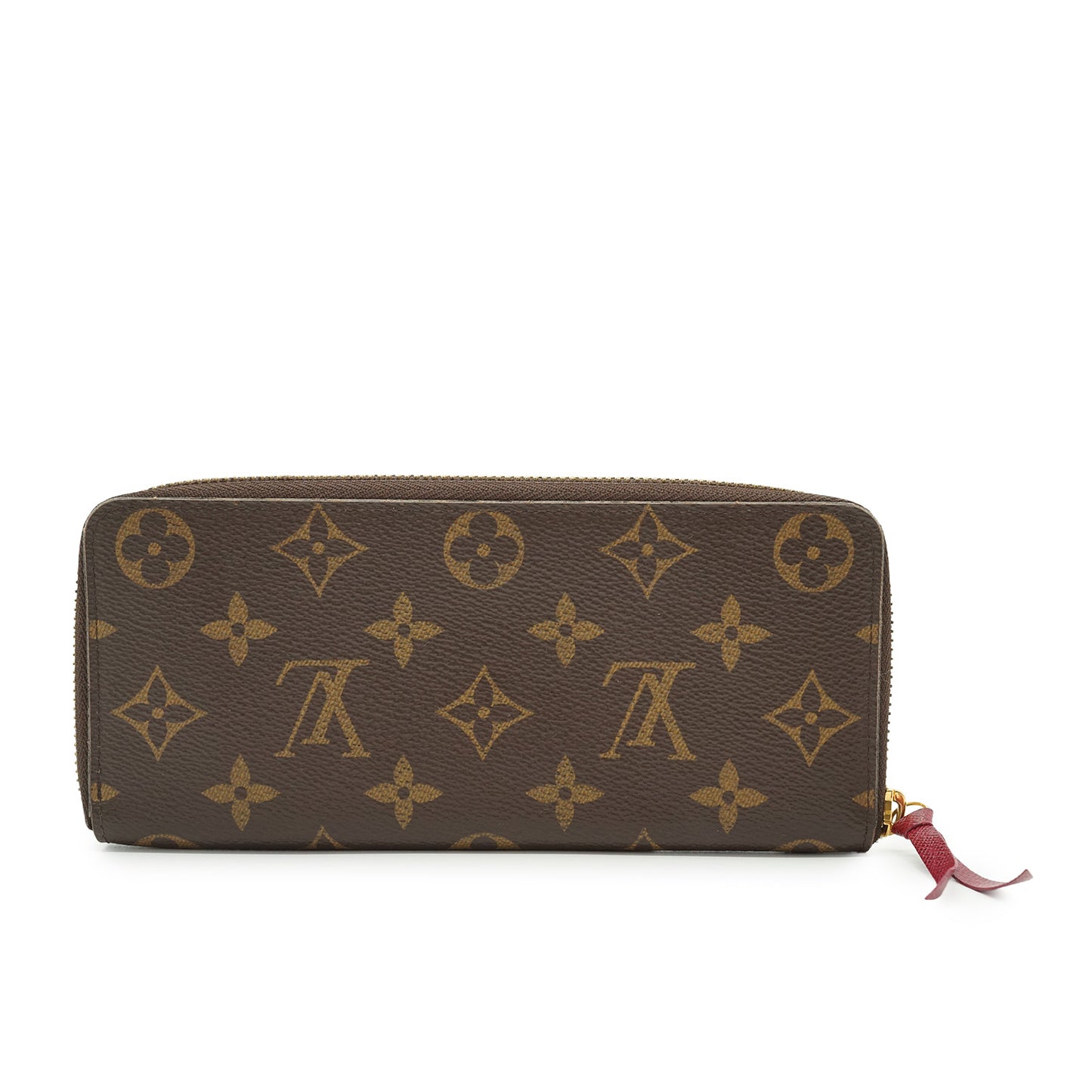 Monogram Portefeuille Clemence Fuchsia Long Wallet