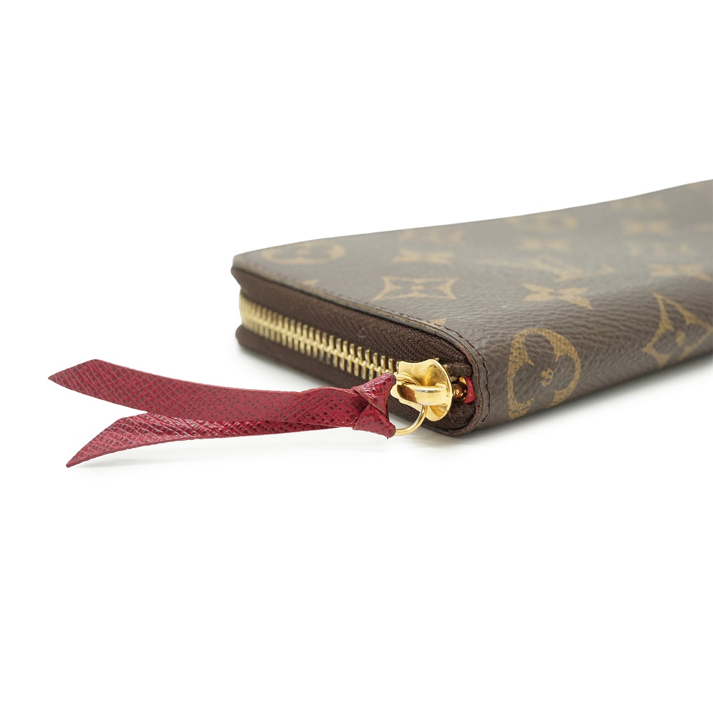 Monogram Portefeuille Clemence Fuchsia Long Wallet
