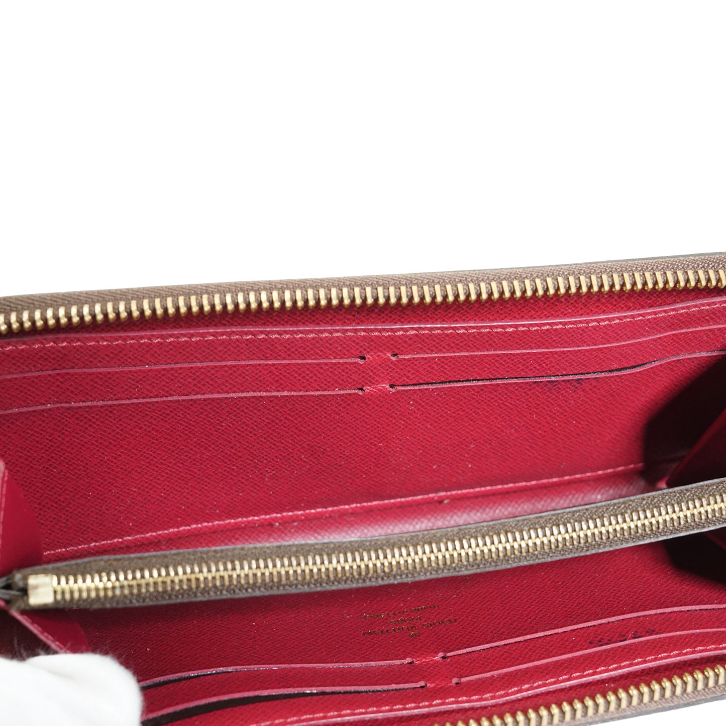 Monogram Portefeuille Clemence Fuchsia Long Wallet