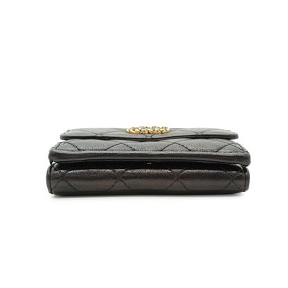 Chanel 19 Lambskin Small Flap Wallet
