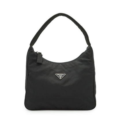 Vintage Tessuto Nylon Small Hobo Pochette