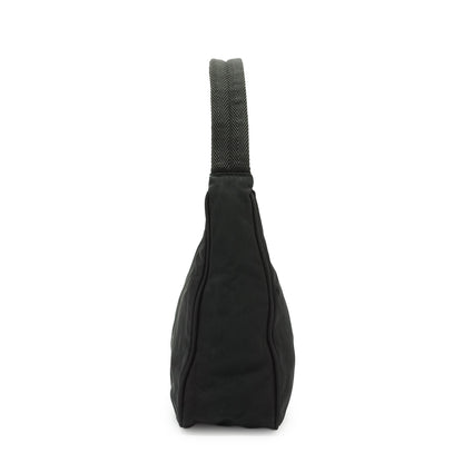 Vintage Tessuto Nylon Small Hobo Pochette