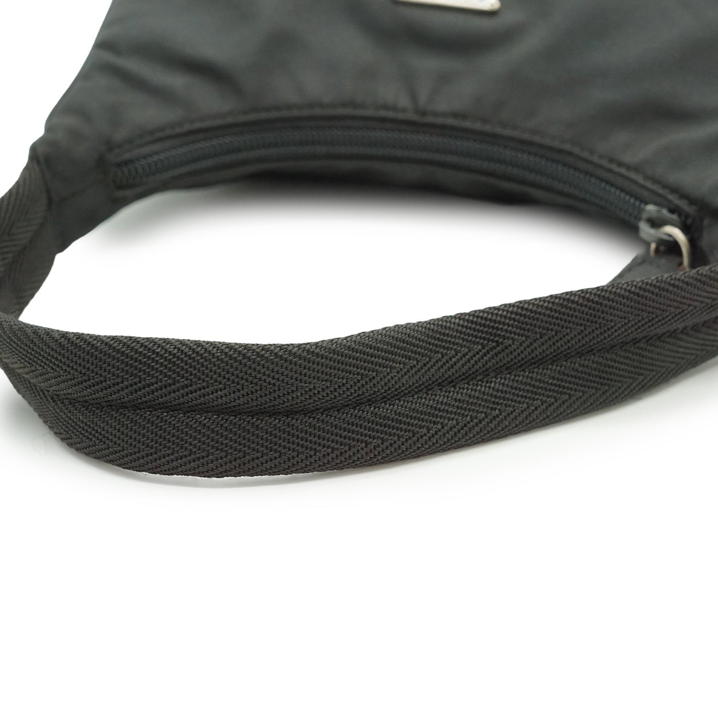 Vintage Tessuto Nylon Small Hobo Pochette
