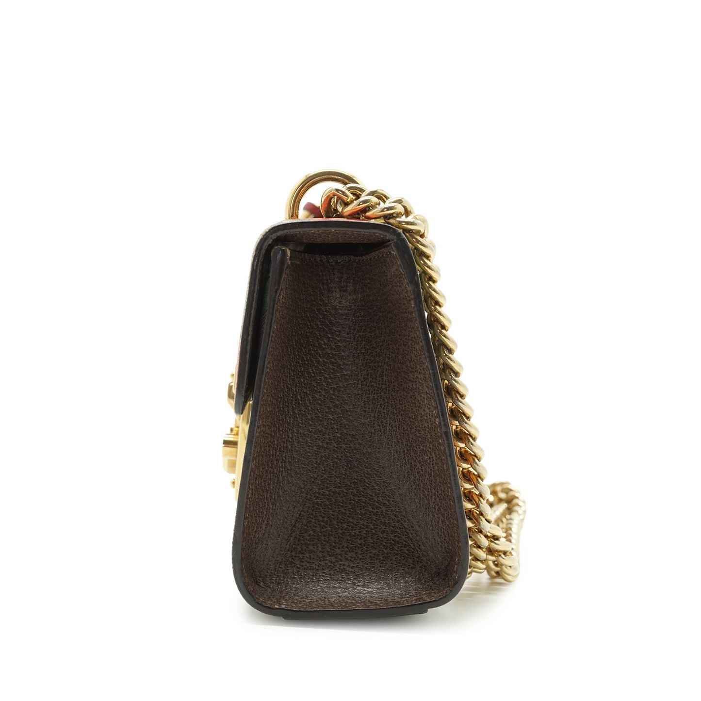 GG Supreme Tian Padlock Floral Print Small Chain Shoulder Bag