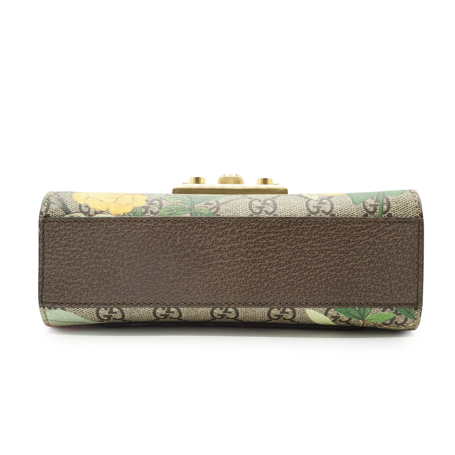 GG Supreme Tian Padlock Floral Print Small Chain Shoulder Bag