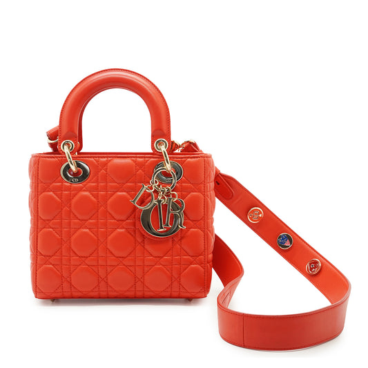 Lady Dior My ABCDior Cannage Lambskin Small