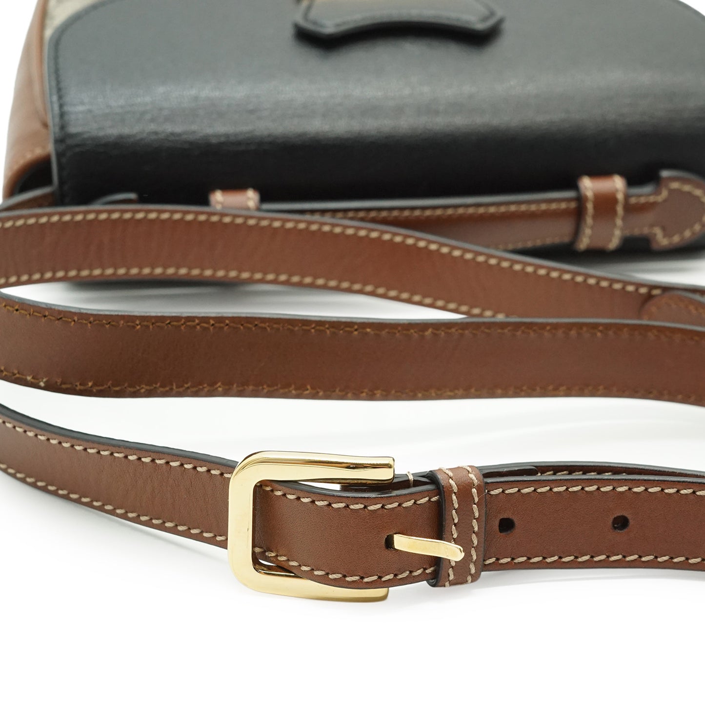 GG Supreme Coated Canvas Padlock Mini Top Handle Shoulder Bag