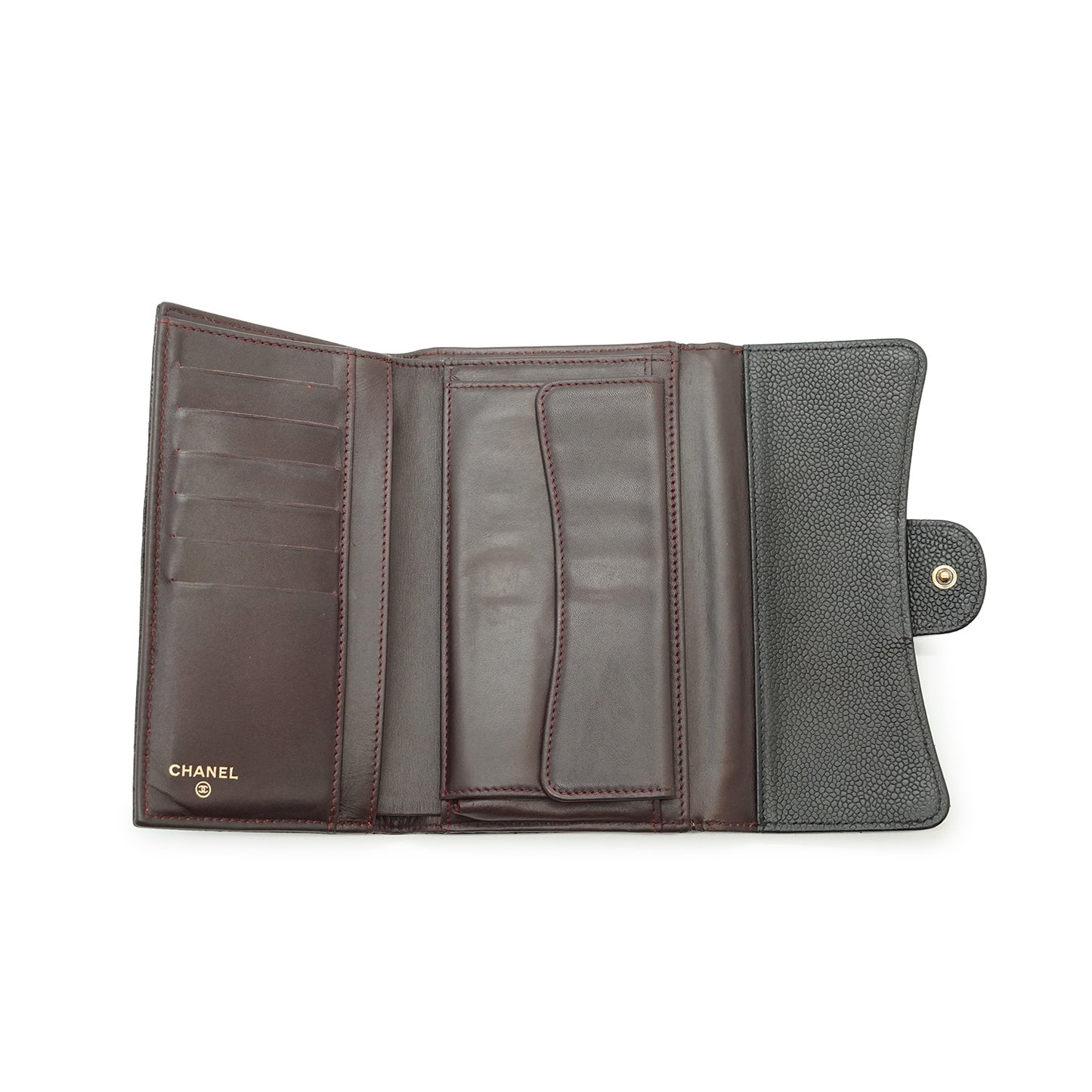 Lambskin Matelasse Classic Long Flap Wallet