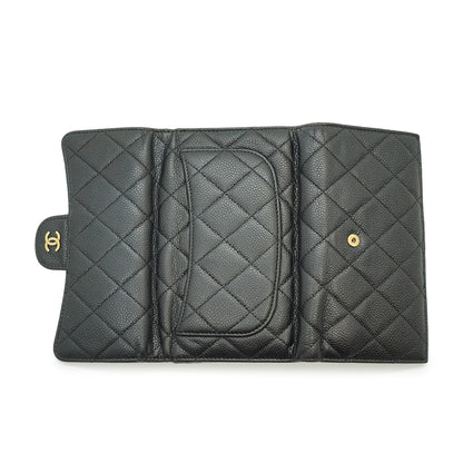 Lambskin Matelasse Classic Long Flap Wallet