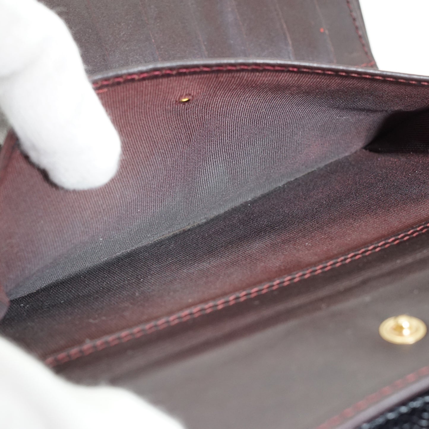 Lambskin Matelasse Classic Long Flap Wallet
