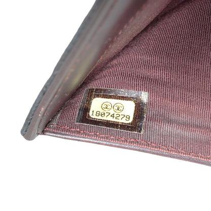 Lambskin Matelasse Classic Long Flap Wallet