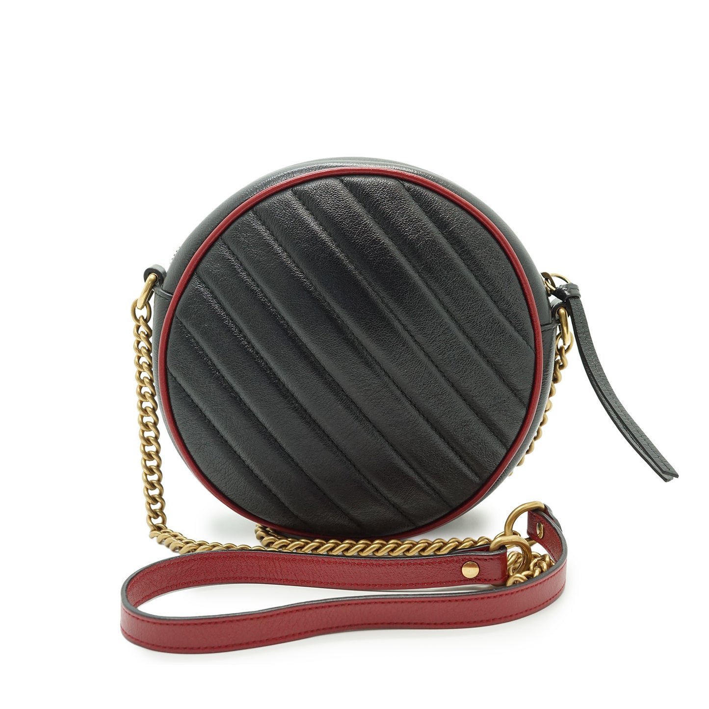 GG Marmont Mini Round Chain Shoulder Bag