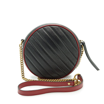 GG Marmont Mini Round Chain Shoulder Bag