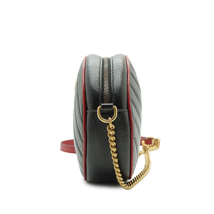 GG Marmont Mini Round Chain Shoulder Bag