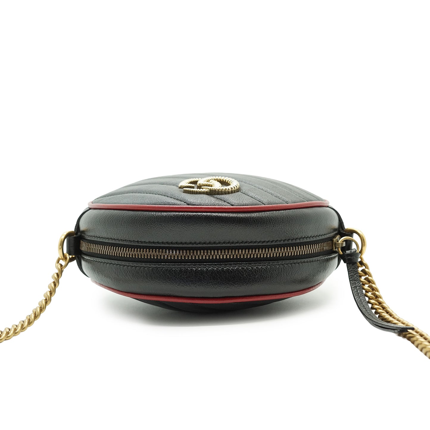 GG Marmont Mini Round Chain Shoulder Bag
