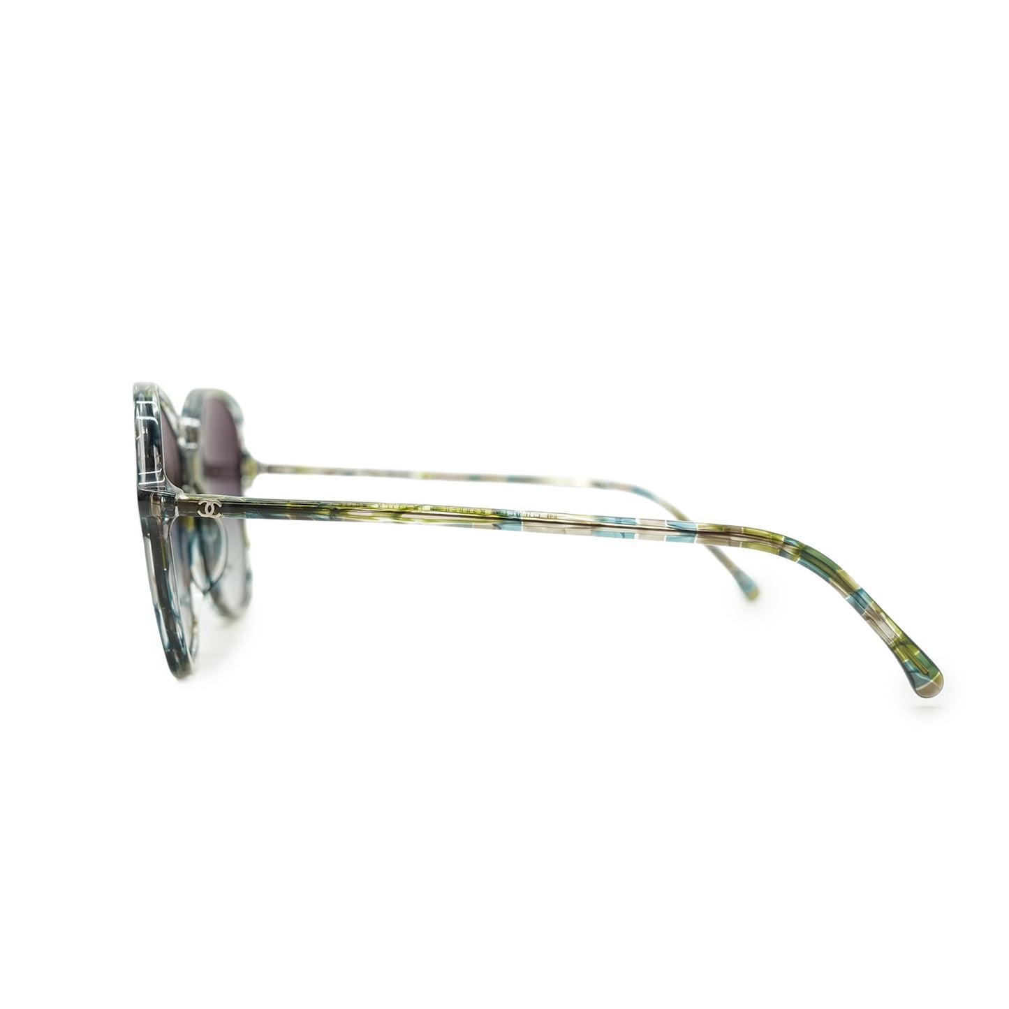 CC Tortoiseshell Frame Sunglasses