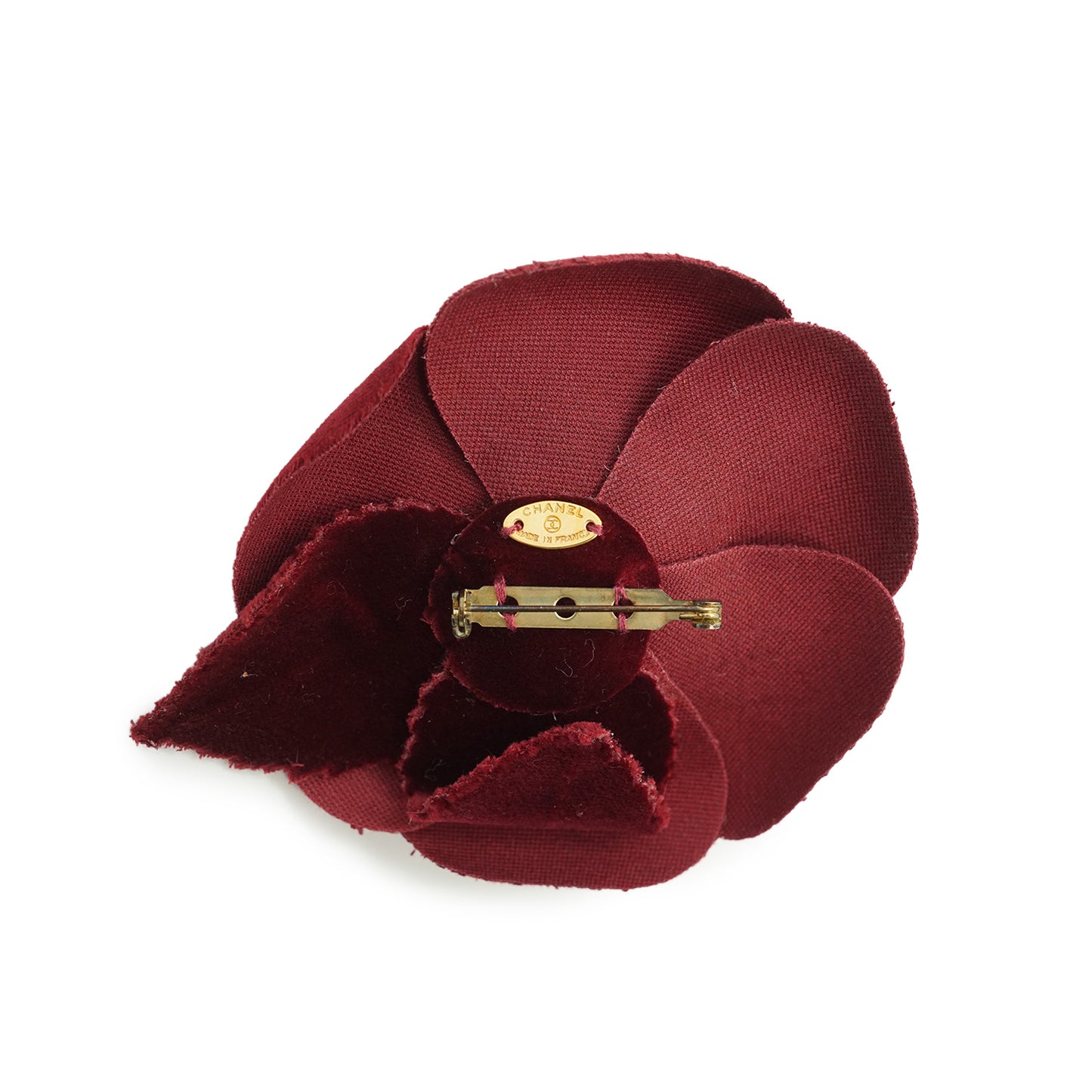Camellia Corsage Velvet Brooch