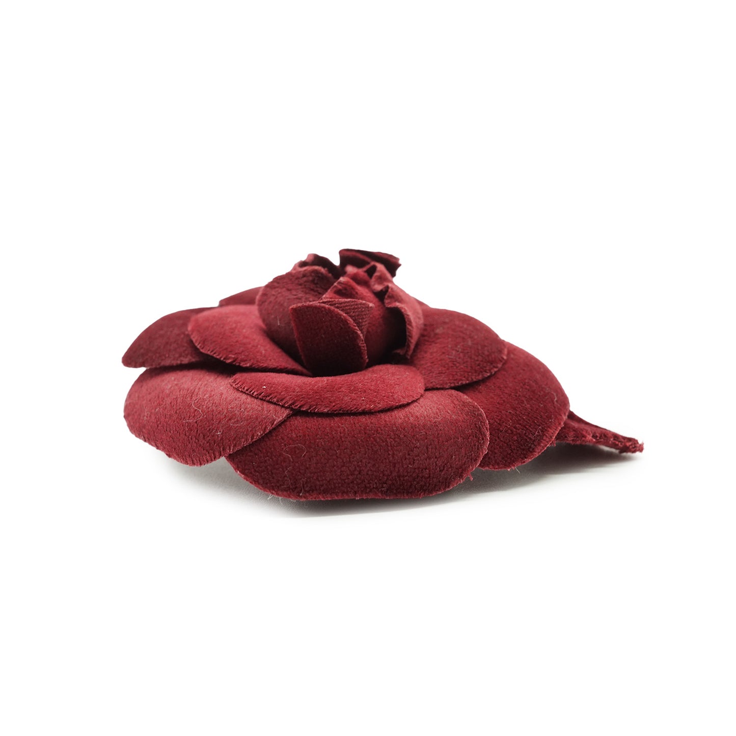Camellia Corsage Velvet Brooch