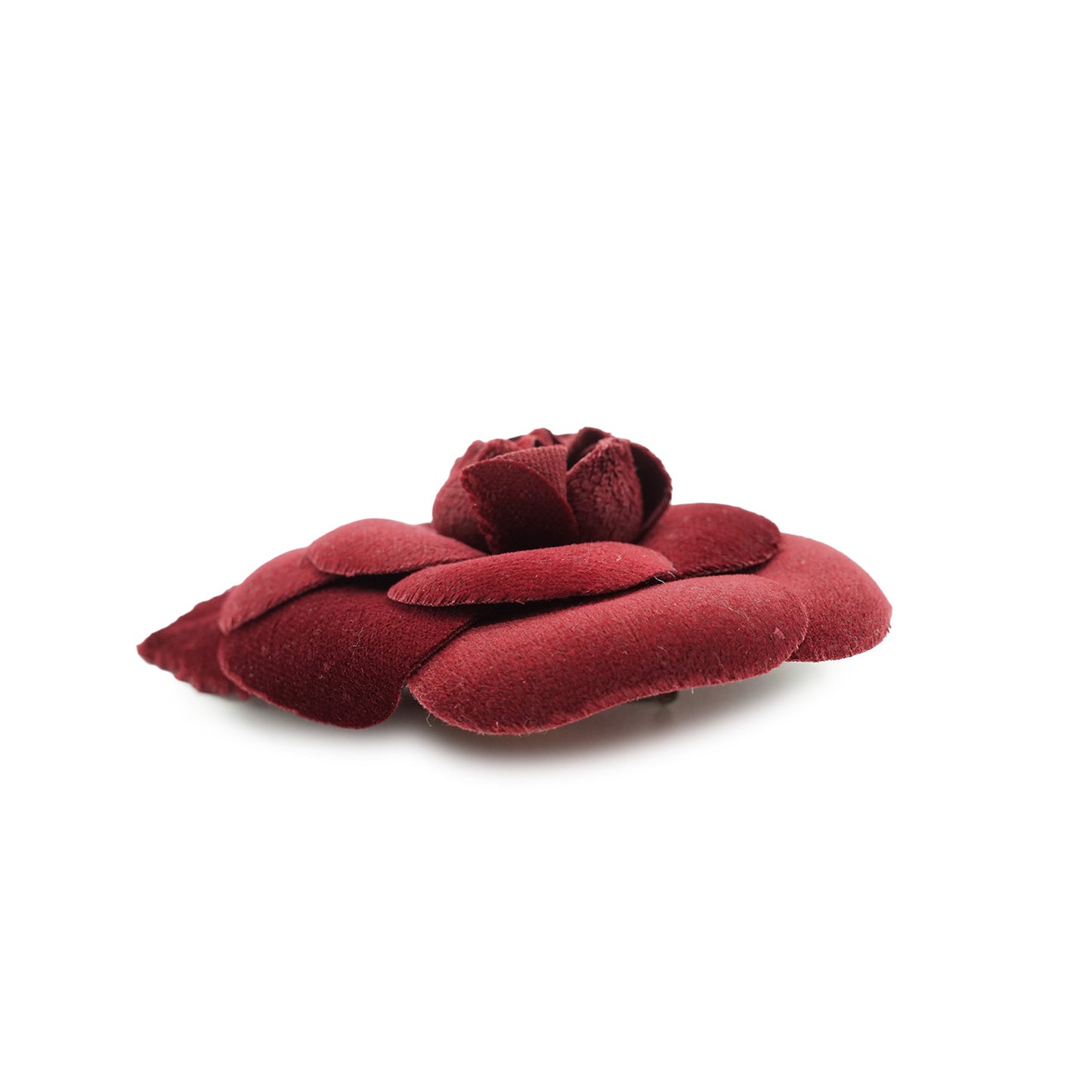 Camellia Corsage Velvet Brooch