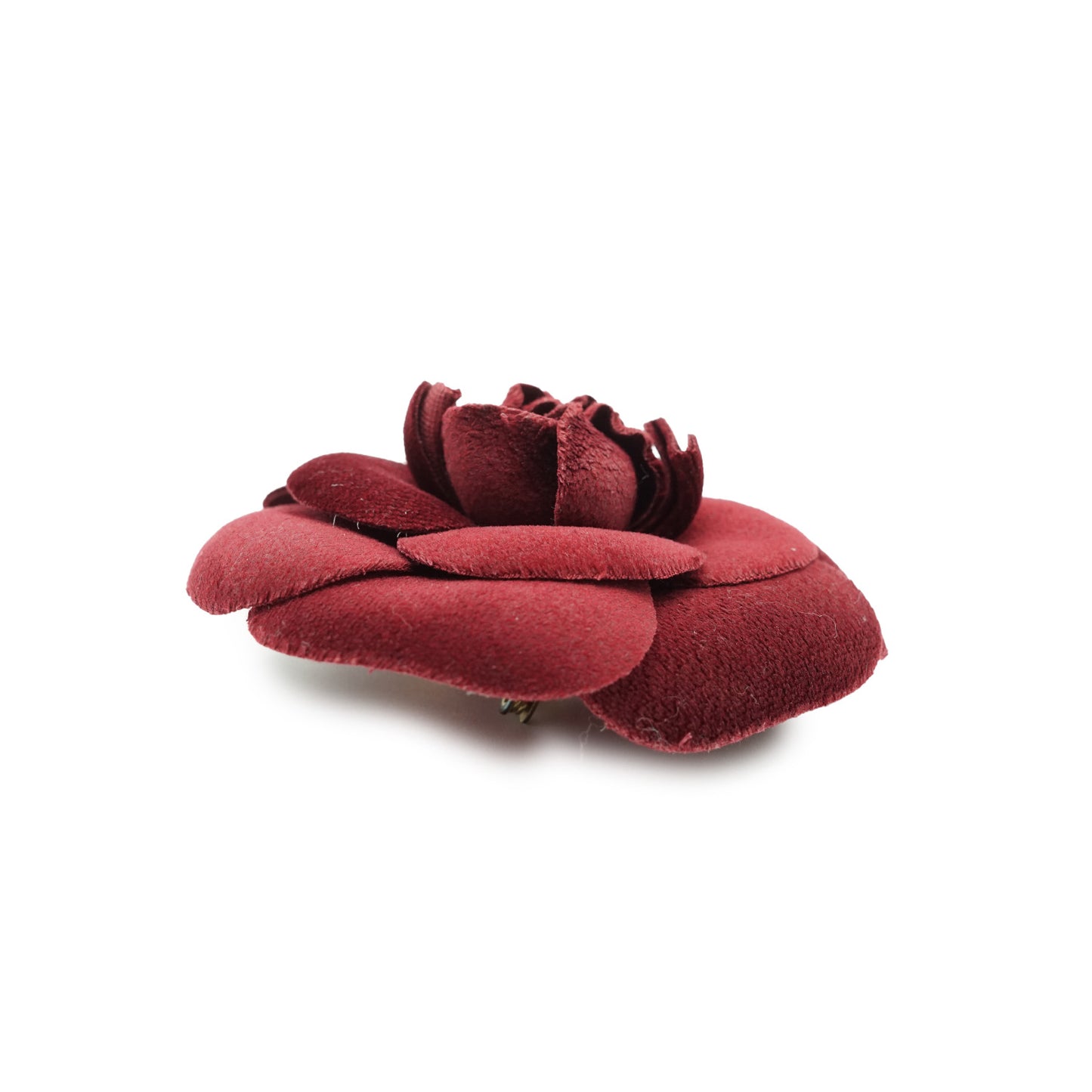 Camellia Corsage Velvet Brooch