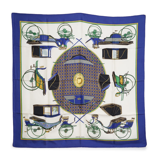 Les Voitures A Transformation by La Perriere Silk Carre 90