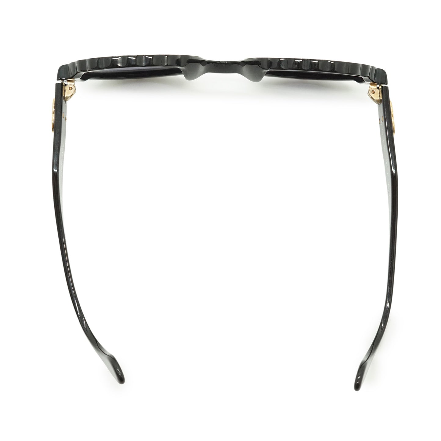 Vintage CC Scalloped Round-Frame Sunglasses