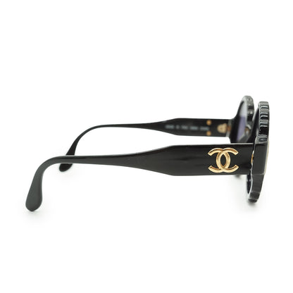 Vintage CC Scalloped Round-Frame Sunglasses