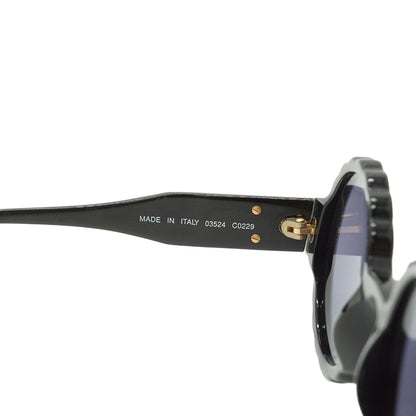 Vintage CC Scalloped Round-Frame Sunglasses
