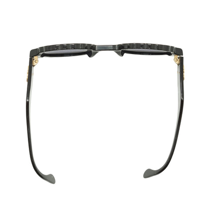 Vintage CC Scalloped Round-Frame Sunglasses
